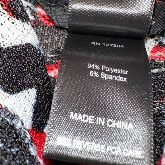 Ali Miles Burnout Leopard Mesh Cardigan Womens Medium Modern Colorful Chic - Picture 9 of 10